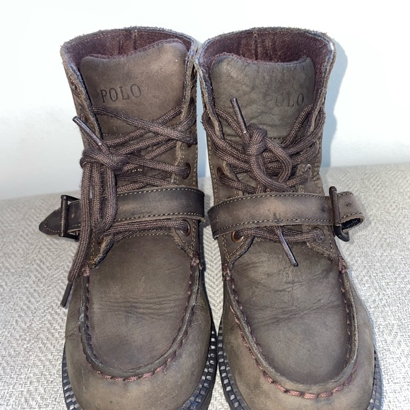 Ralph Lauren polo boys boots size 13 - Picture 3 of 6